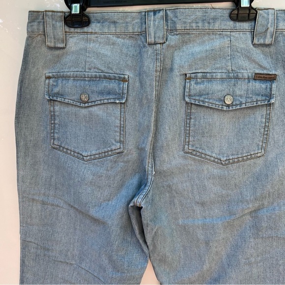 Calvin Klein Jeans Women's Light Wash Culottes Jeans Size 10 - Picture 6 of 12